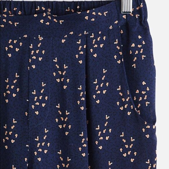 NWT See U Soon Anthropologie Blue Slim Ankle Trouser Pants Office Career Sz 4 - Picture 4 of 13